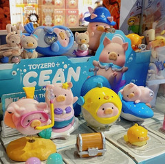Toyzero+ LuLu The Piggy Ocean Series Confirmed Blind Box Figure Toys Collectible