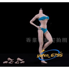 1/6 TBLeague Phicen S18A S19B S20A S21B SSteel Skeleton Seamless Suntan Mid Bust