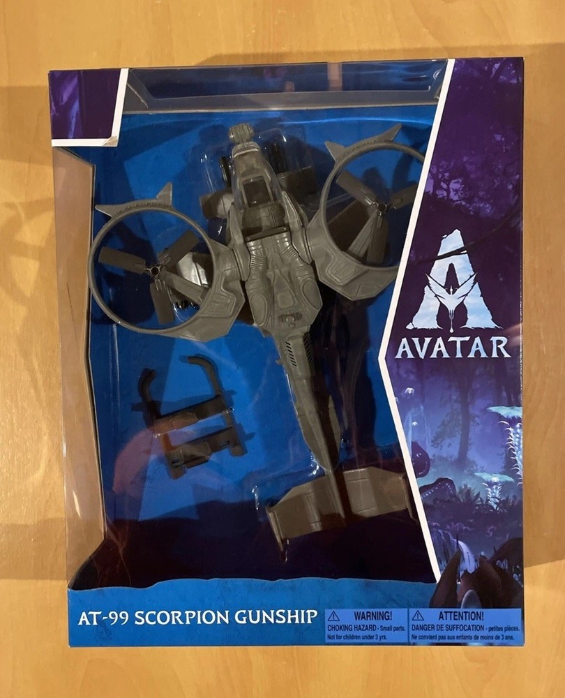 Avatar World of Pandora AT-99 Scorpion Gunship HELI/ RDA Pilot McFarlane 2021