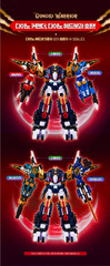 Miniforce Dinoid Warrior – DINO COMMANDER 4-in-1 Transforming Robot