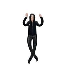 Michael Jackson Cosplay Doll Plush Stuffed Figure Abstract Joint Mobility Toy US