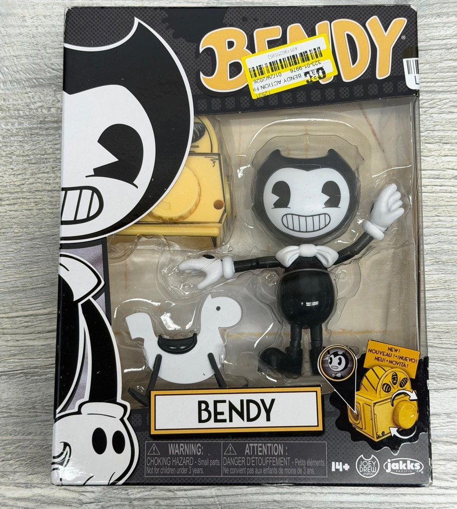 Bendy And The Ink Machine Action Figure Jakks Pacific Collectible Toy New Sealed
