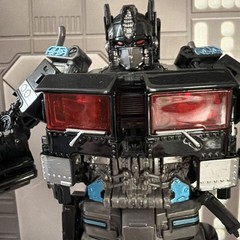 Transformer Nemesis Optimus Prime Black Silver Blue Complete Description 8 Inch