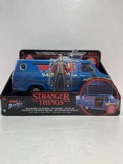 Stranger Things Squawk Van Playset Steve Hunt & Battle Scale WSQK Radio