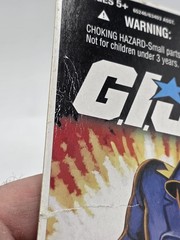 G.I. Joe 2008 Anniversary Cobra Commander Figure New Card Wear