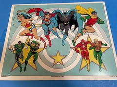 DC COMICS SUPER POWERS POSTER BRAND NEW SUPERMAN WONDER WOMAN GREEN LANTERN.
