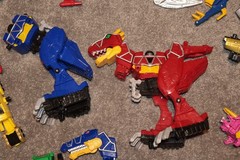 Power Rangers Dino Charge TRex Zord Megazord Replacement Parts Lot