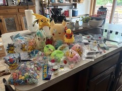 Huge Pokémon Collection Lot 70+ Items + 80+ Mini PVC Figures Plush Toys Bulk