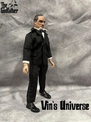 Custom 8″ Mego Marlon Brando Don Vito Corleone the Godfather Action Figure