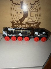 HIRO THOMAS FRIENDS TRAIN WOODEN Railway #51 Japanese STICKY SPILL VARIANT SAD