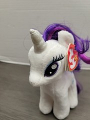 2014 Ty Beanie Babies My Little Pony Sparkle Rarity 7″ Plush With Tags