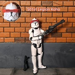 3.75 Inch Clone Trooper 1/18 501st 104th Wolffepack 212th Cody Action