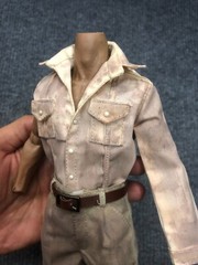 1/6 Custom Indiana Jones Harrison Ford Suit BD for body Action Figure 12 inch