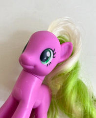 My Little Pony G4 FiM TRU Exclusive Lemony Gem Flower Wishes + MOC Eraser