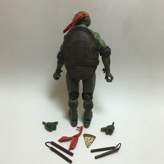 NECA TMNT Movie Raph Mikey Leo Donnie Lot Of 4 Figures, 7” Inch Tall