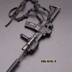 1:6 Scale HK416 M4 Assault Rifle Weapon Gun 12” Action Figure Soldier Plastic