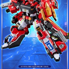 Metal Card Bot W Blaion Transforming Fire Engine Robot Vehicle Figure Car Toy