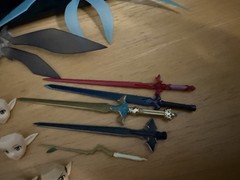 Figma Sword Art Online Asuna Kirito Leafa parts accessories faces Max Factory