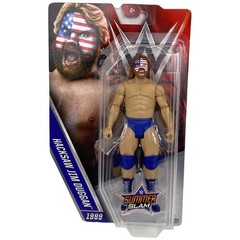 WWE Summer Slam Hacksaw Jim Duggan 6″ Action Figure Mattel New Basic Series