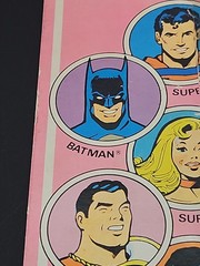Vintage 1979 Mego Wgsh Batman French Card Worlds Greatest Super Heroes Damaged