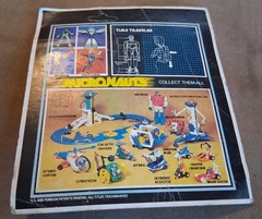 Vintage 1976 MICRONAUTS Blue Time Traveler Figure MEGO MOC New On Unopened Card