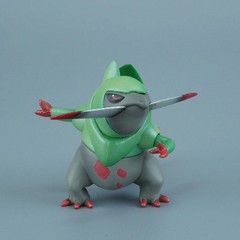 2-11CM Pokemon Axew Fraxure Haxorus Figures PVC Model Toy Collection Gift