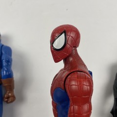 Lot of 3 Hasbro Marvel Action Figures 12” Spider-Man Venom Capt America