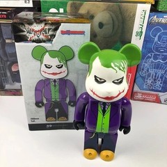 DC The Dark Knight Joker 400% Bearbrick Figure Ornament Collectable Model Toys