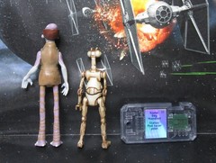 1999 Hasbro Star Wars Episode I ODY MANDRELL & PIT DROID Loose & Complete Figure