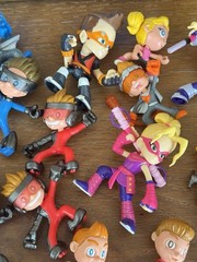 Ninja Kidz TV Mini Figures Lot of 20 Shadow Masters Mystery Chest Masks Weapons