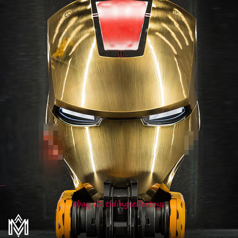 MANDO Iron Man 1/1 Life Size MARK2 Mask helmet Prop Licensed LED Decorate New