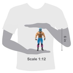 Konnan Classic Masked Era Edition Legends of Lucha Libre Premium 1:12 Scale 6″