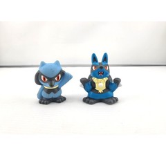 Riolu Lucario Finger Puppet figures Authentic Bandai Pokemon / US SELLER