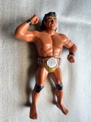 WWF/WWE LJN “Superfly” Jimmy Snuka Action Figure Vintage Titan Sports WWE 1984