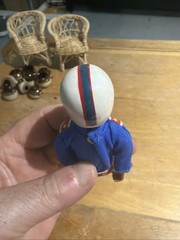 Vintage Ideal 1976 Robbie Knievel Figure W/Helmet & Belt Teenage Stuntman