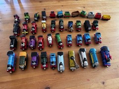Thomas the Tank Engine Die Cast Metal Trains Huge Lot Of 40 As Is
