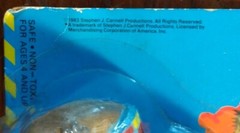 1983 THE A-TEAM Mr. T B.A. Baracus Dimensional Eraser ~ Mint in Package