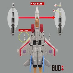 GO BETTER Filling Parts Filler Upgrade Kit For SS86 Starscream