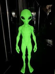 Area 51 Green Alien Action Figure! New Species! 5” Glow In The Dark Version!