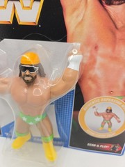 WWE Retro Series 9 Macho Man Randy Savage Figure WWF Mattel in Defender Case