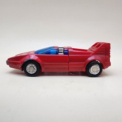 MACHINE ROBO GoBots (Vintage 1982) TURBO MR-07 Red Race car (Popy) COMPLETE