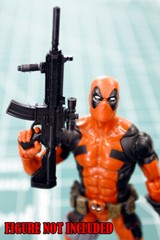 Custom Arsenal pack resin black cast 1:12 sub machine gun rifle