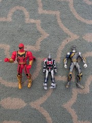 Power Rangers Action Figures Lot Red Ranger Silver Ranger RPM SPD 6″ Figures