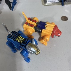 Robo-Kats Lion Cat Fighting Transformable Robots Tek Toys Robot Action Figure