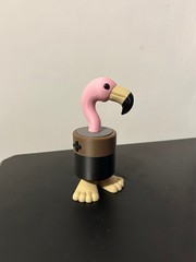 Italian Brainrot – Flamenquini Batterini Figurine Toy Articulated Kids & Adults