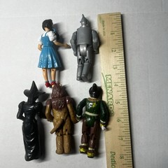 Vintage The Wizard of Oz MGM 1988 Action Figures Lot of 5 Multi Toys 3.75″