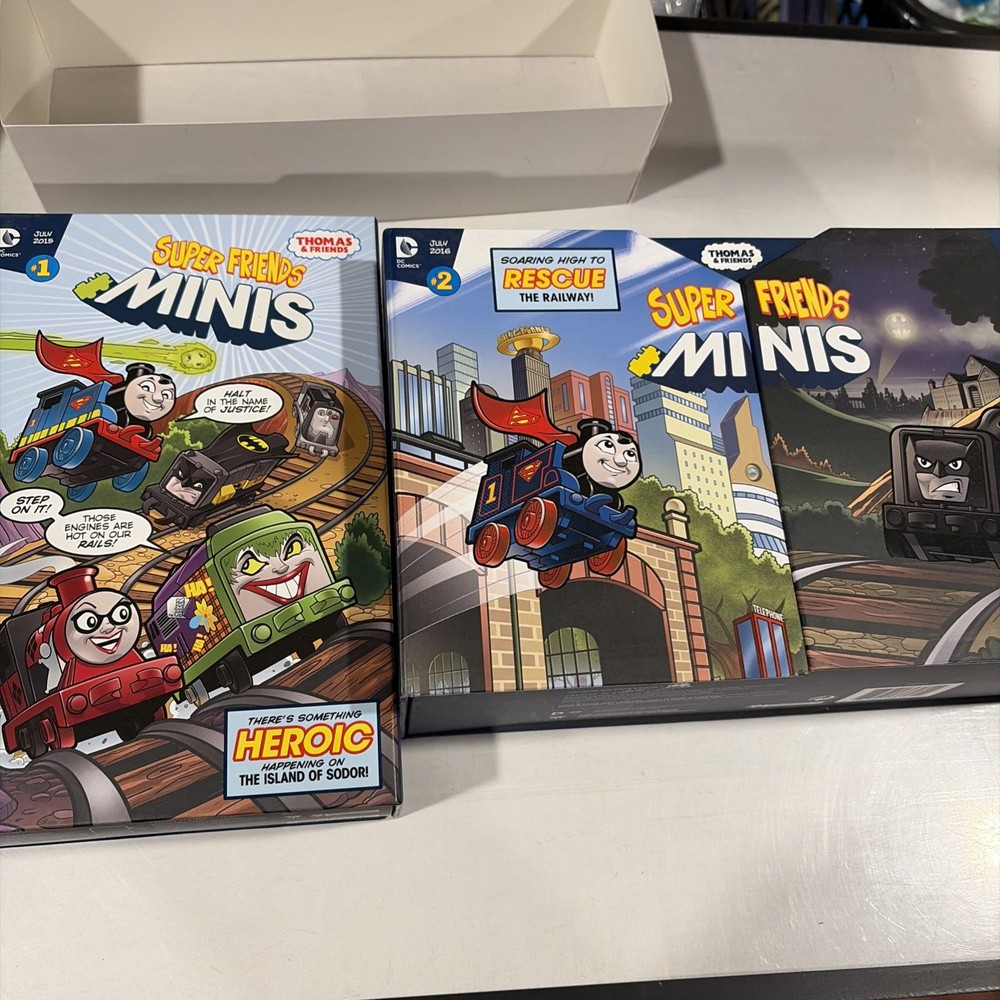 Fisher Price SDCC 2015 2016 DC Super Friends Minis Thomas & Friends Sets