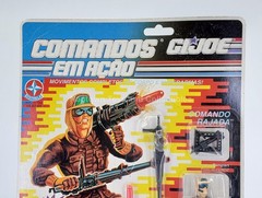 GI JOE COMANDOS EM ACAO COMANDO RAJADA RAMPART FIGURE MOC SEALED BRAZIL ESTRELA