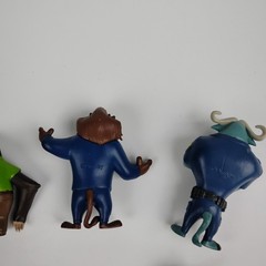 Disney Zootopia Figure Lot of 9 Nick Wilde Judy Hopps Flash Sloth Chief Bogo Toy