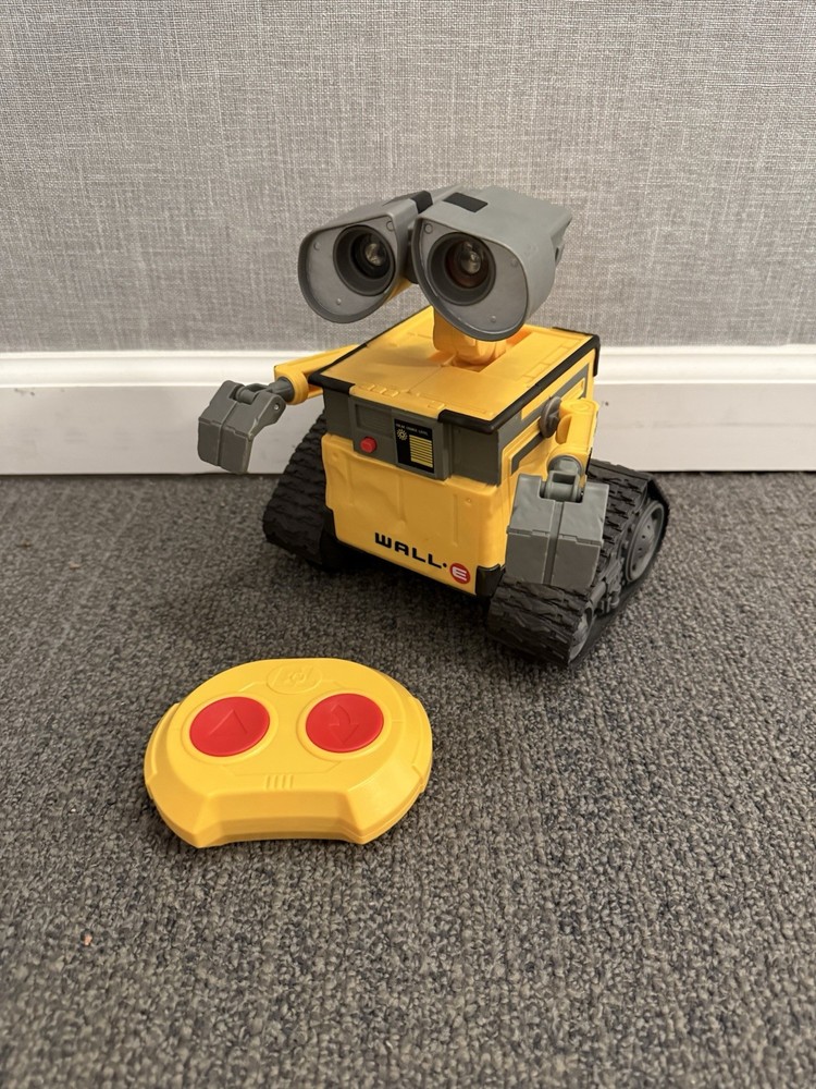 Disney Pixar Hello WALL-E Remote Control Electronic Lights & Sounds Tested WORKS